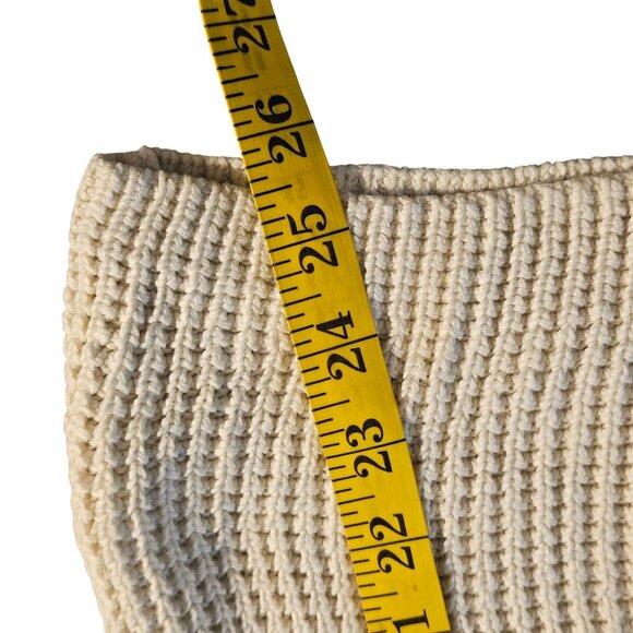 Vince Womens Sweater Ivory M MinimalistChic QuietLuxury Monochrome Capsule - Picture 6 of 11